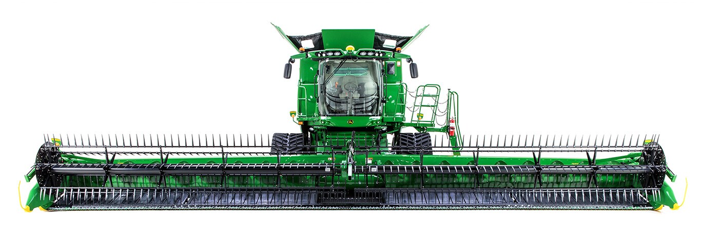 Cabeça de plataforma draper com barra de corte de lâmina flexível para Ceifeiras-debulhadoras da John Deere