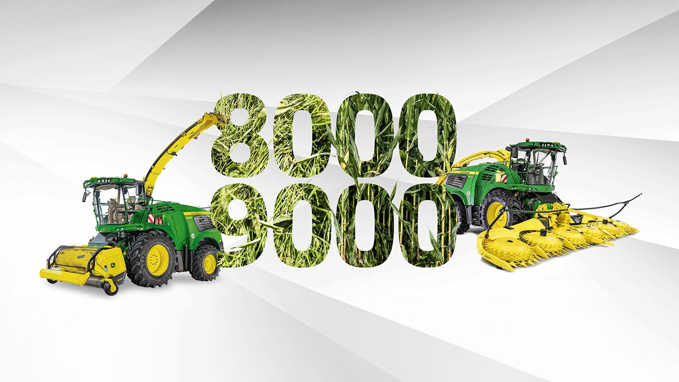 Principais motivos para escolher uma picadora de forragem John Deere