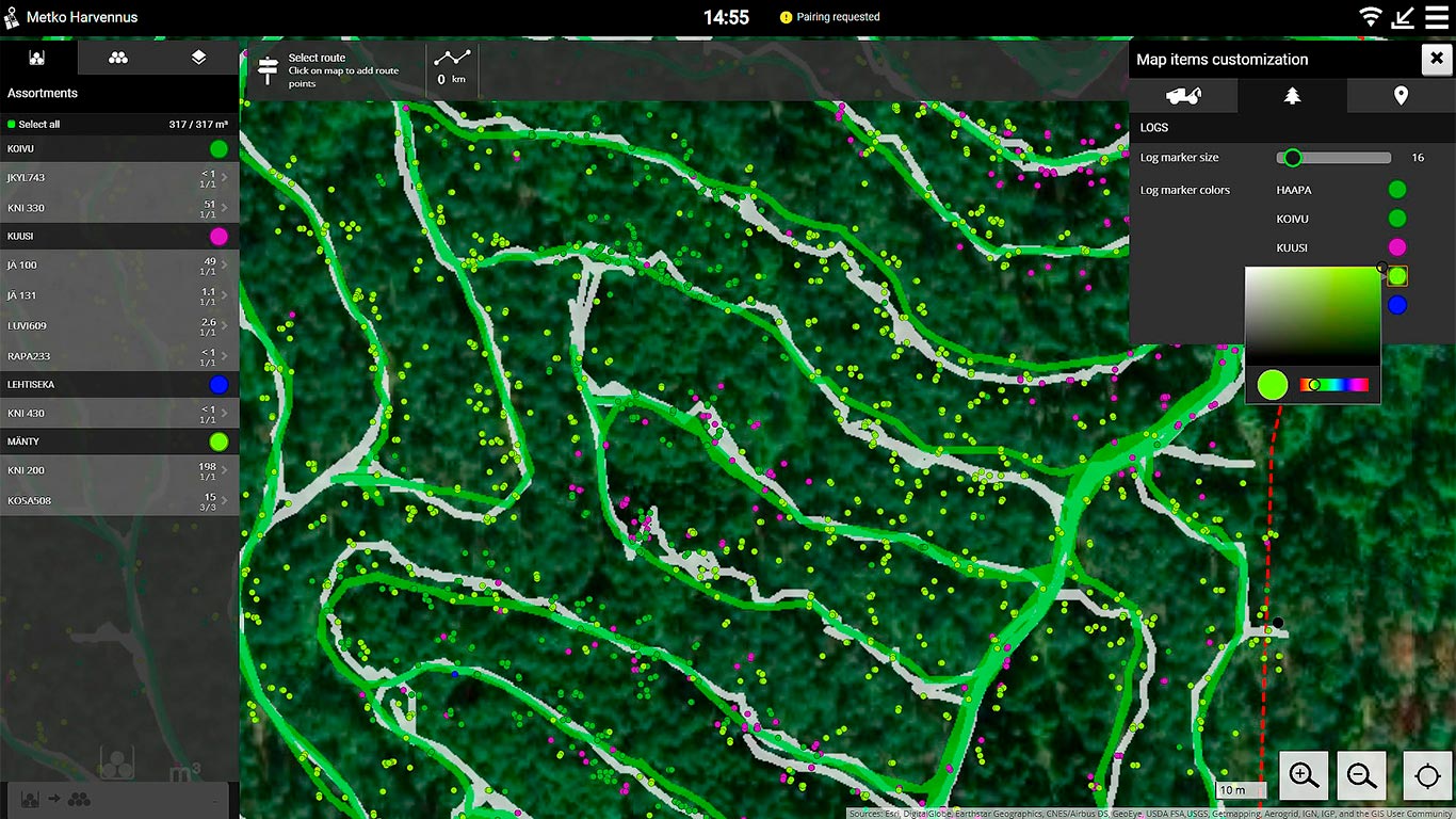 Mapas TimberMatic