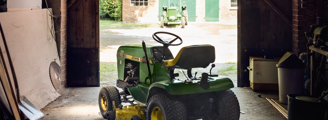 Minitrator Cortador de Relva Antigo, Celeiro, Proprietário