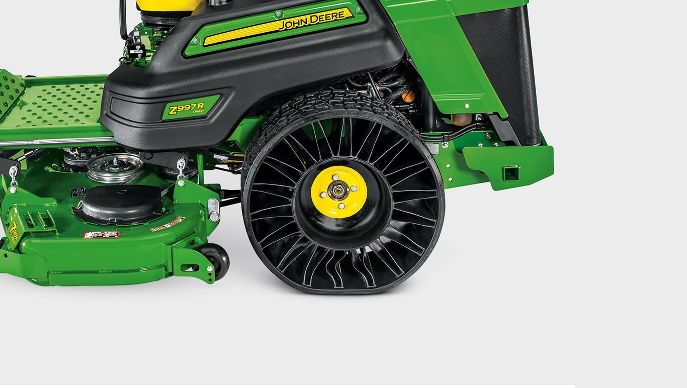 Cortador de relva comercial com raio de viragem zero Z900R Séries Z997R Tweels Stay On Track