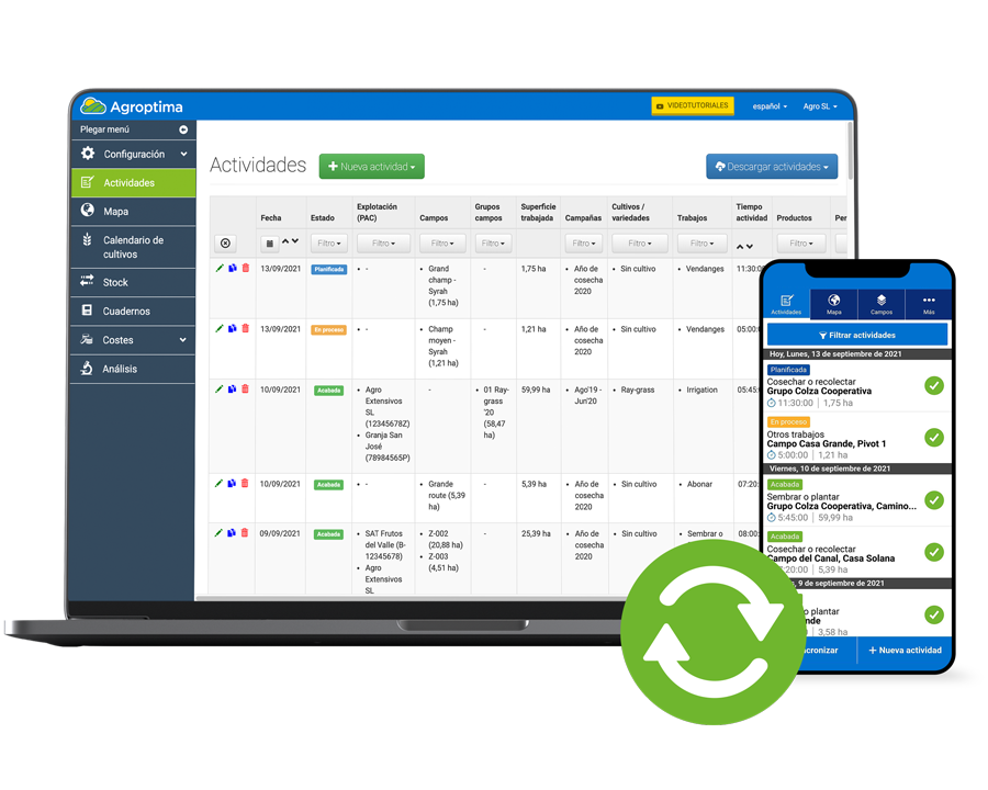 John Deere y Agroptima se alían para automatizar la recogida y análisis de datos agrícolas
