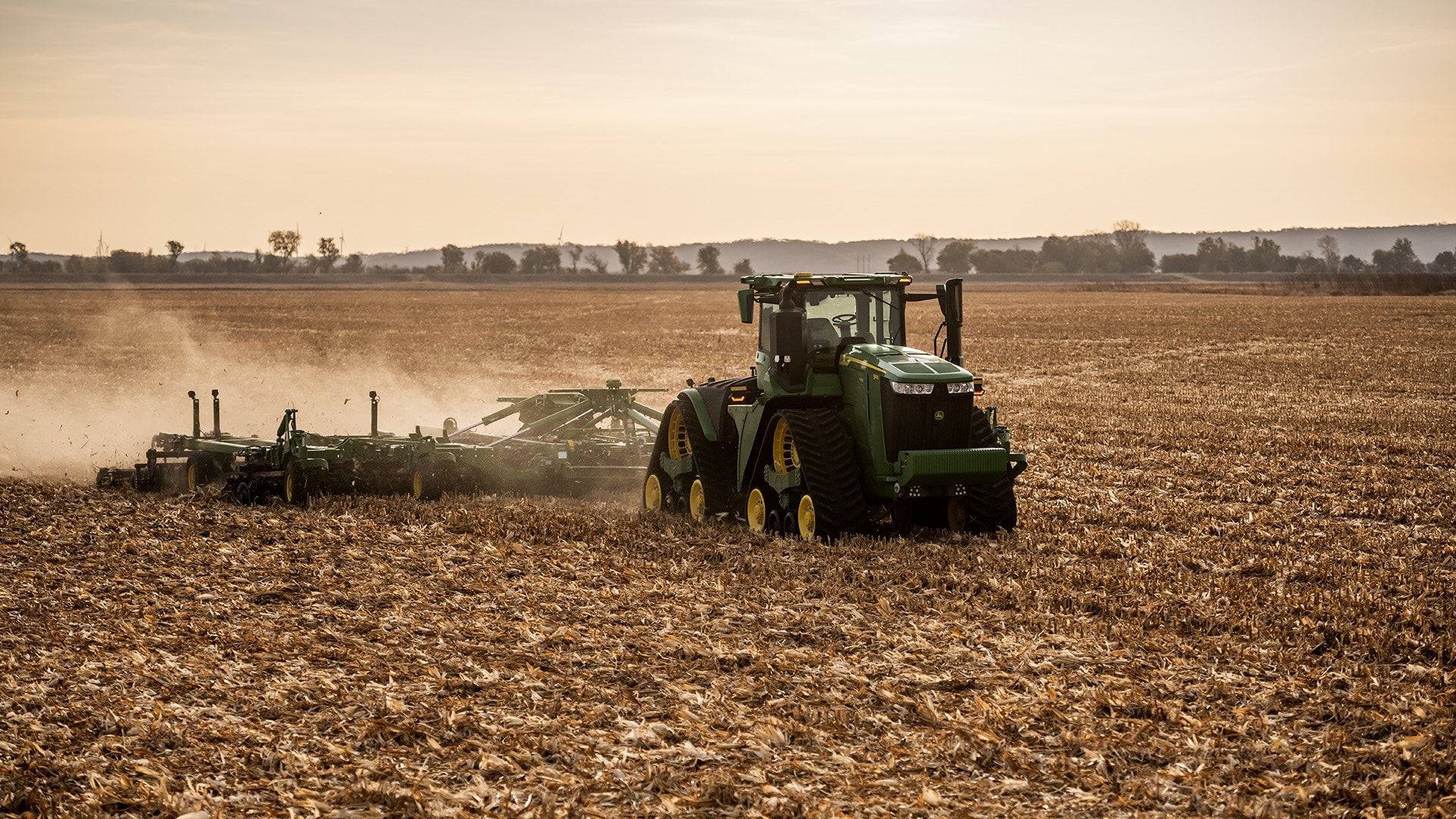 Trator autónomo 9RX para agricultura em grande escala