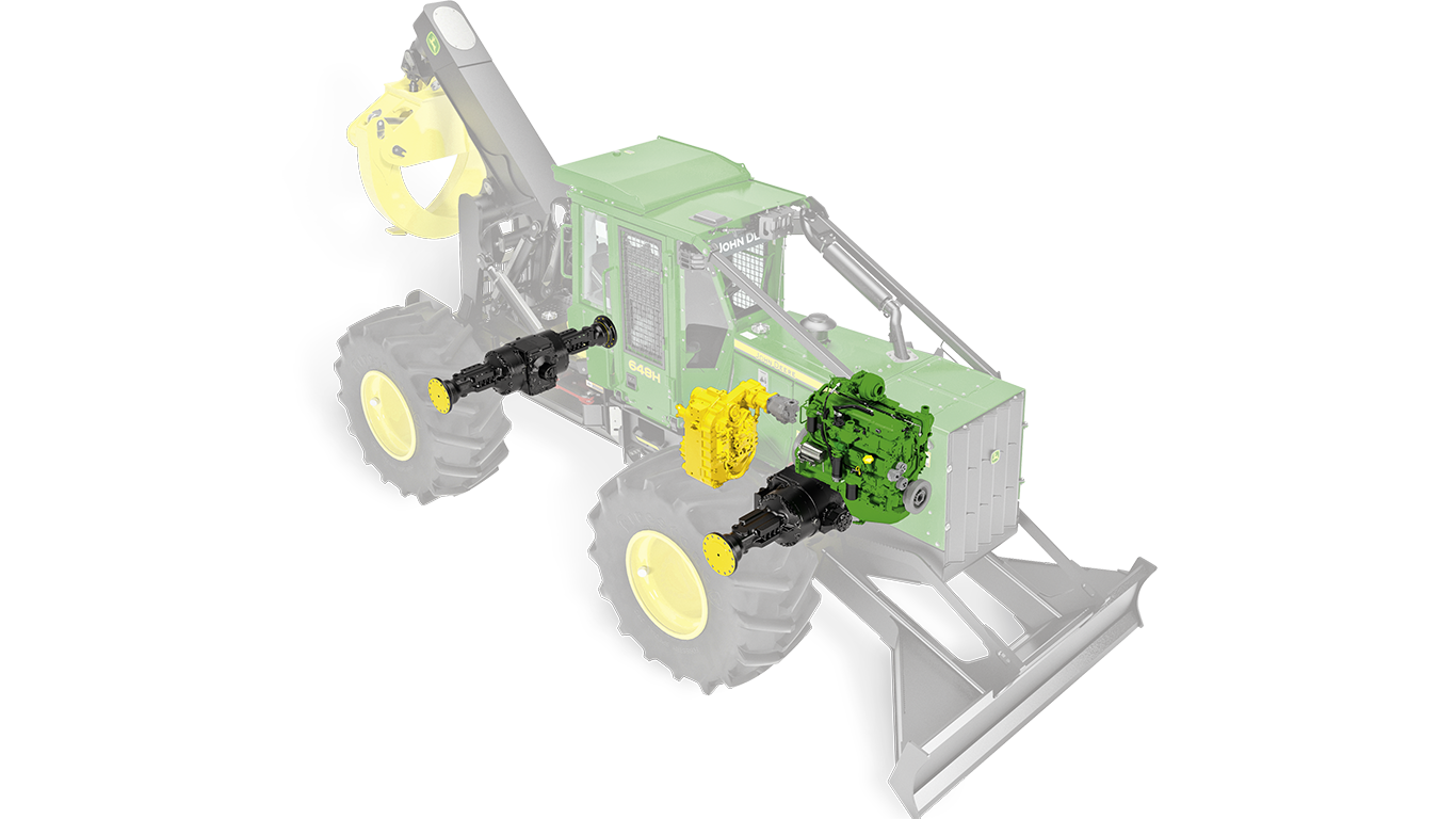 Trator arrastador John Deere