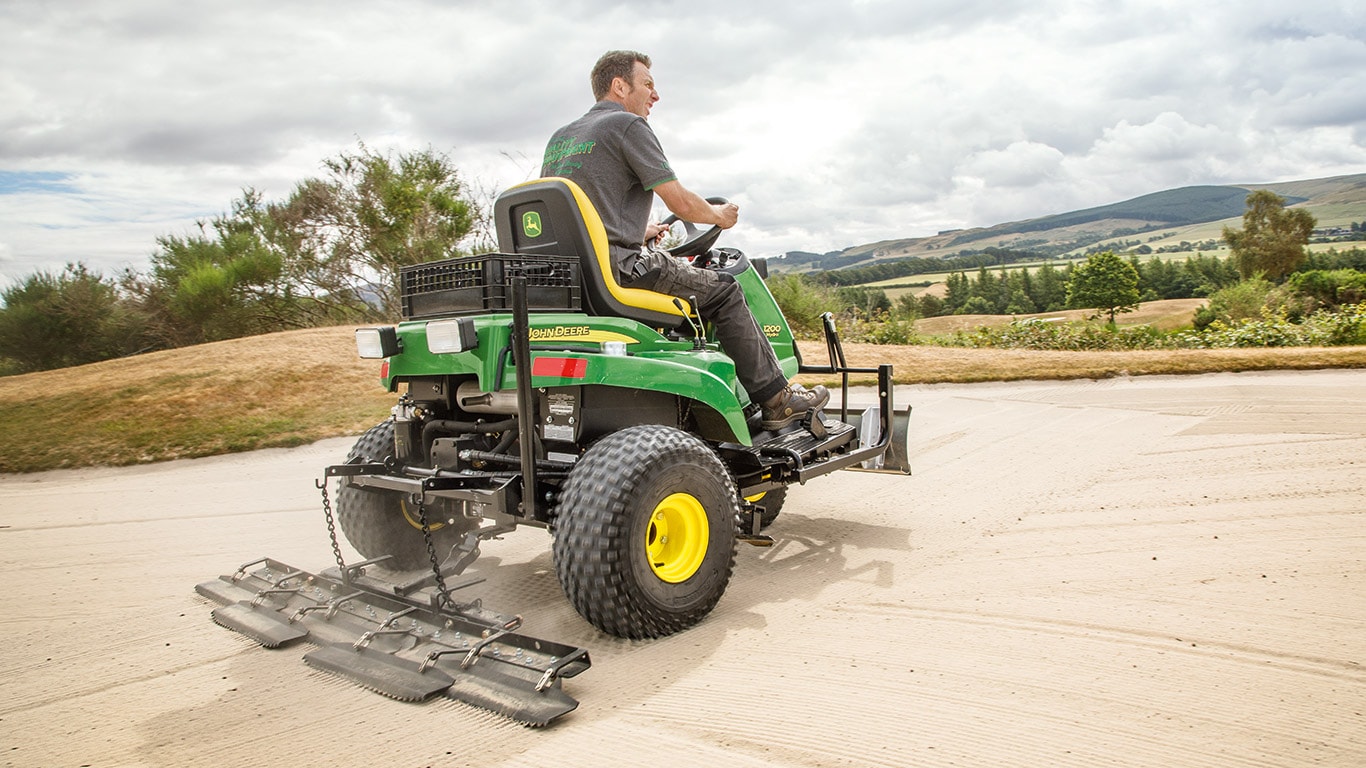 Golfe e Desportos, Ancinho para Bunkers e de Campo 1200 Hydro, Pessoas, Cliente