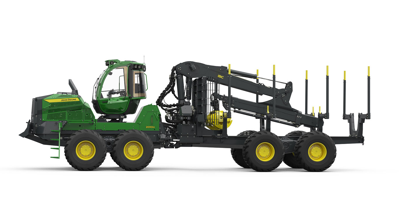Parte traseira esquerda do forwarder 2010H