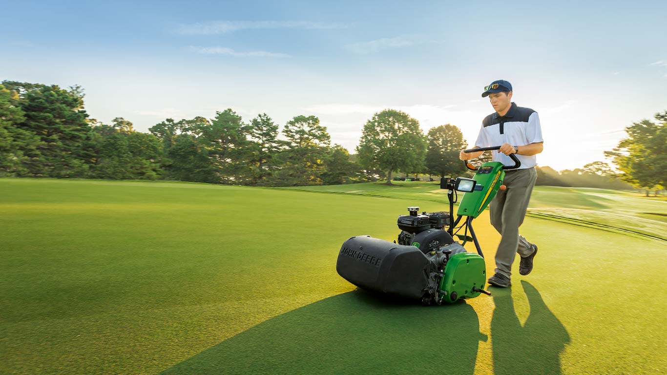 220 Com Tecnologia Híbrida E-Cut, Campo, Campos de Golfe, Corta-relvas Manuais e Minitratores para Greens, Golfe e Desporto