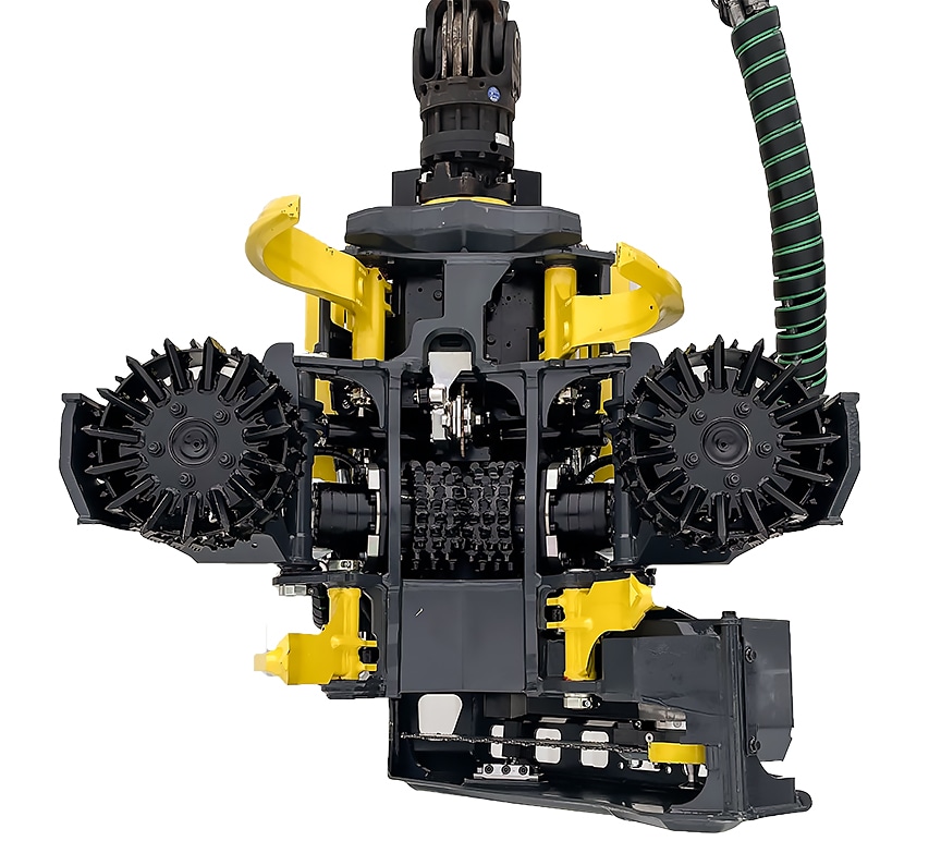 Rolos da cabeça da ceifeira H423 John Deere abertos